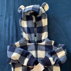 6 month Fleece Hooded Jacket with cute little ears
